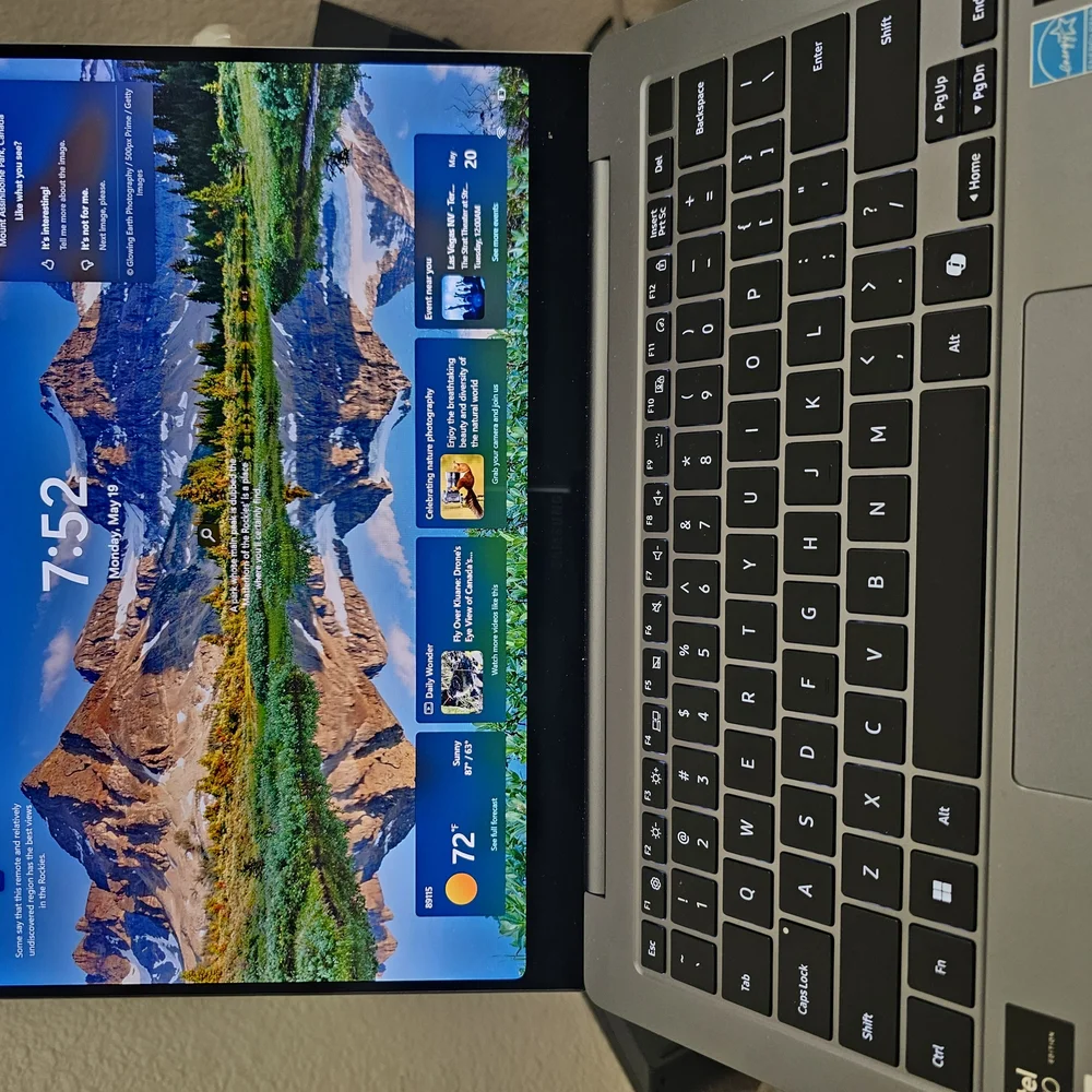 Samsung Silver Galaxy Book Pro Ultra-Slim Laptop